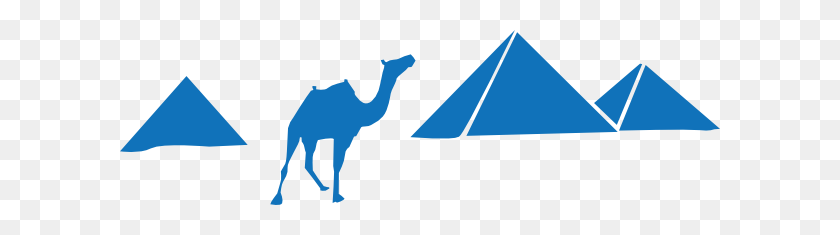 600x175 Camels Clipart Pyramid - Hump Day Camel Clipart