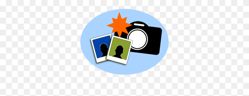 298x264 Camera And Photos Clip Art - Camera Flash Clipart