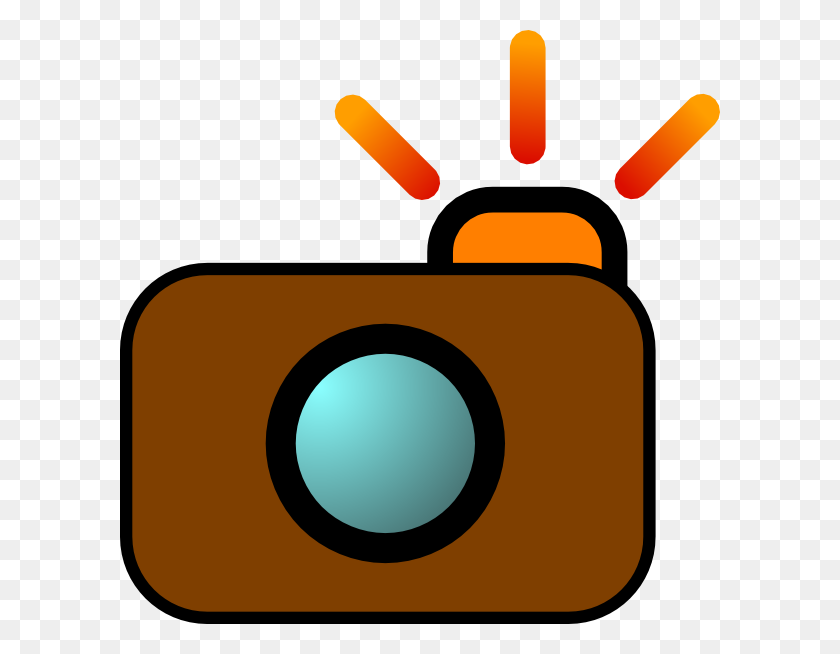 600x594 Camera Brown Png, Clip Art For Web - Camera Clipart