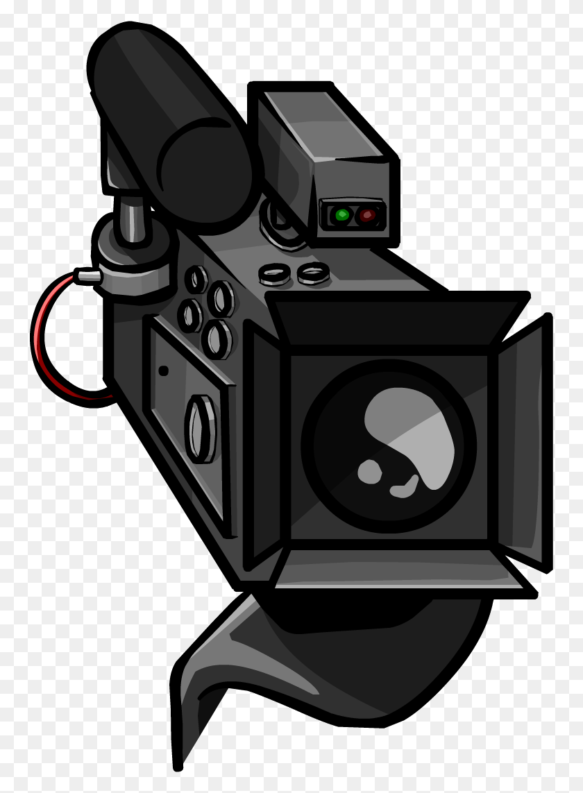 754x1083 Camera Clip Art Black And White Images - Video Camera Clipart