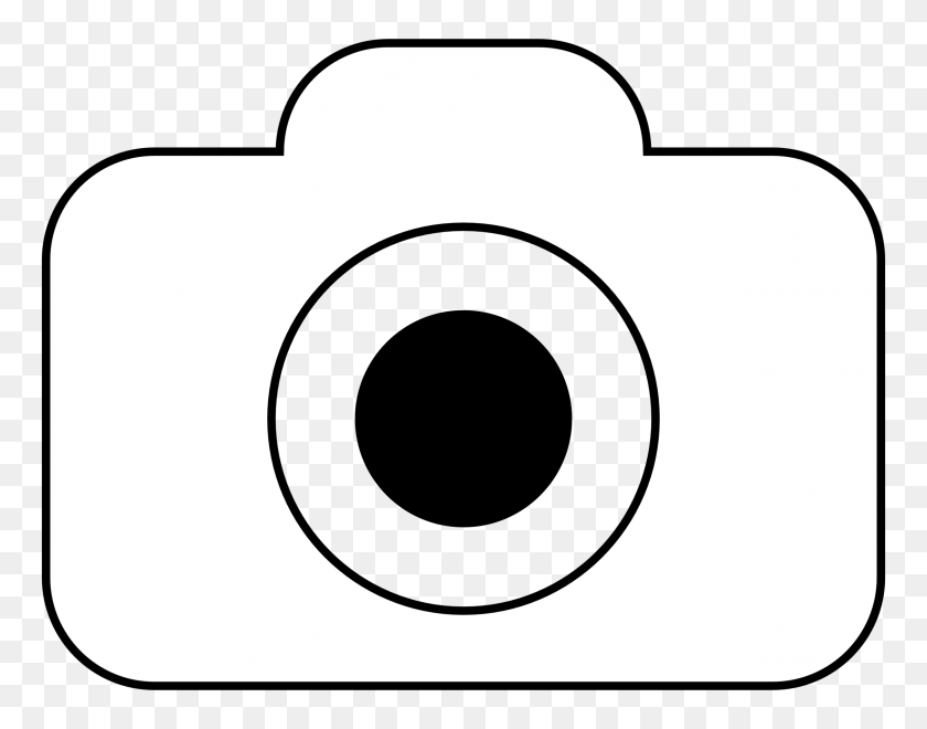 2427x1869 Camera Clipart Line Art - Video Camera Clip Art