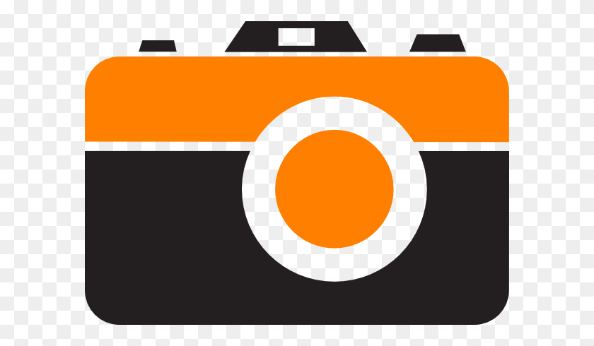600x430 Фотоаппарат Оранжевый - Фотоаппарат Клипарт