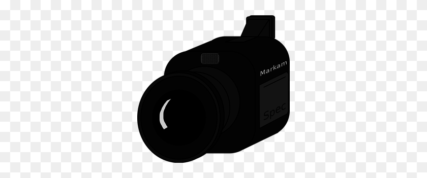 300x291 Camera Clipart Png - Movie Camera PNG