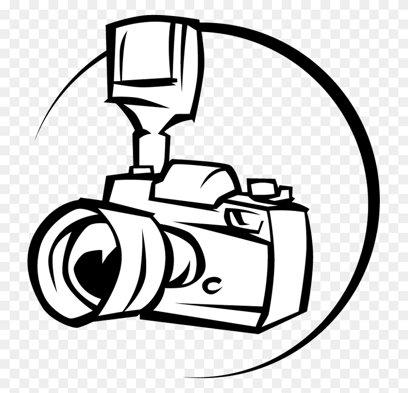 728x750 Camera Clipart Professional Camera - Polaroid Picture Clipart