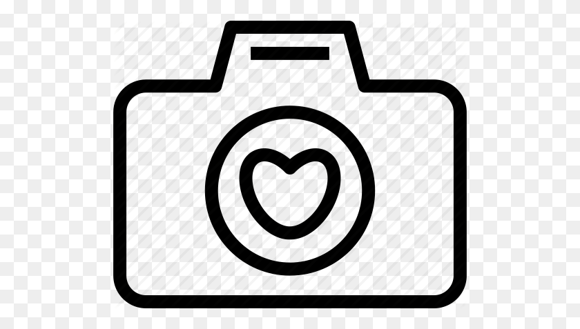 512x417 Camera, Device, Heart, Photography, Photoshoot Icon - Photoshoot Clipart