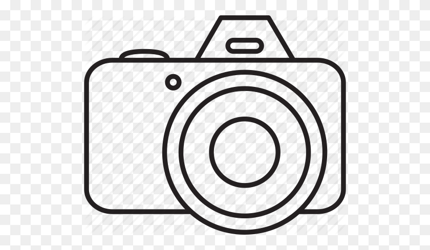 512x429 Камера, Цифровая Зеркальная Фотокамера, Вид Спереди, Значок Вида - Цифровая Зеркальная Фотокамера Png
