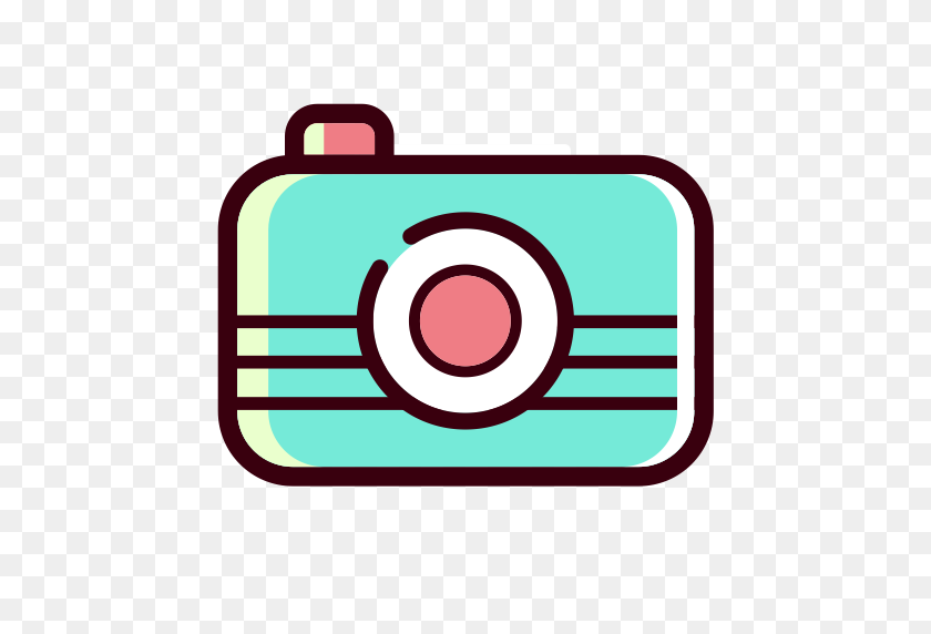 512x512 Camera, Fill, Flat Icon With Png And Vector Format For Free - Camera With Heart Clipart