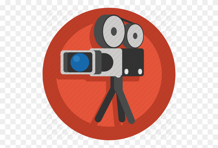 512x512 Camera, Film, Movie, Shoot, Shooting, Video, Video Camera Icon - Video Camera Icon PNG
