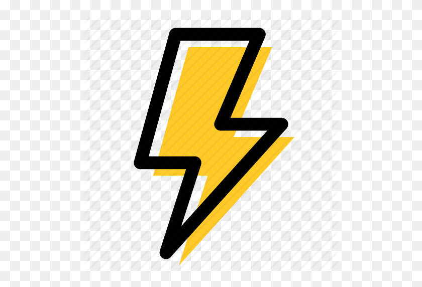 512x512 Flash De La Cámara, Electricidad, Flash, Alto Voltaje, Perno De Iluminación - Png Lightning Bolt