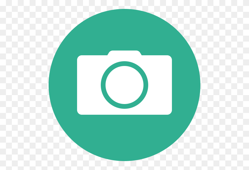 512x512 Камера, Зеленый, Фото, Фотография, Круг, Фотограф - Логотип Камеры Png