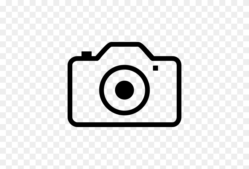 512x512 Camera Icon Thin Line Transparent Png - Transparent Camera Clipart