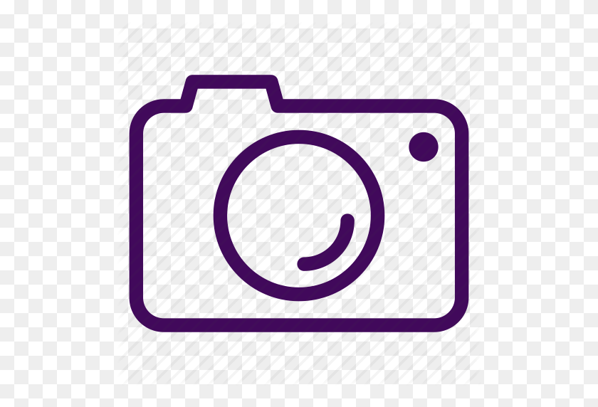 512x512 Camera Lens Clipart Purple - Santa Cam Clipart