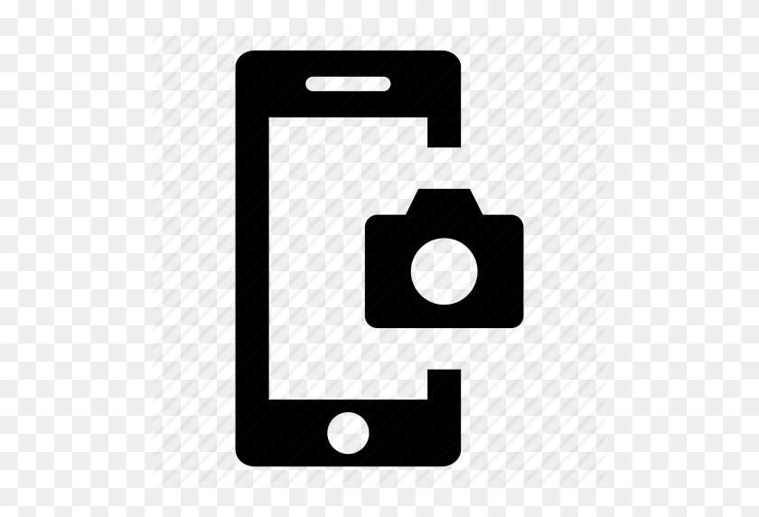 512x512 Камера, Мобильное Устройство, Телефон, Камера Телефона, Смартфон - Значок Камеры Png
