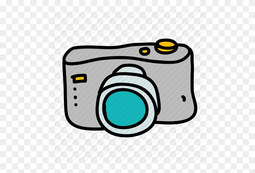 512x512 Camera, Photo, Photography, Summer Icon - Cartoon Camera PNG