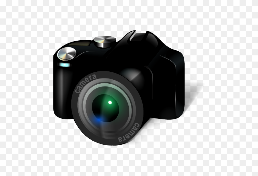 512x512 Camera Shadow Icon - Dslr Camera PNG