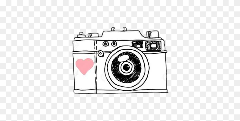 363x363 Camera Sticker Challenge - Camera With Heart Clipart
