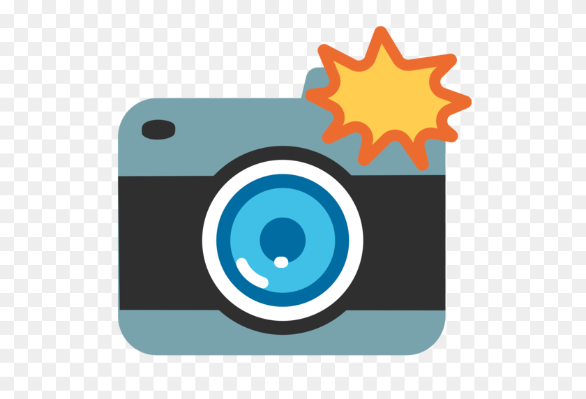 512x512 Camera With Flash Emoji - Camera Emoji PNG