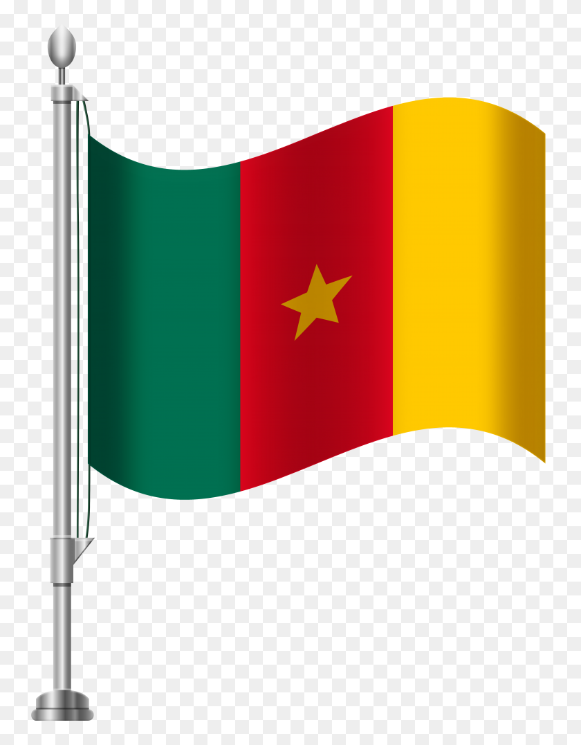 6141x8000 Bandera De Camerún Png