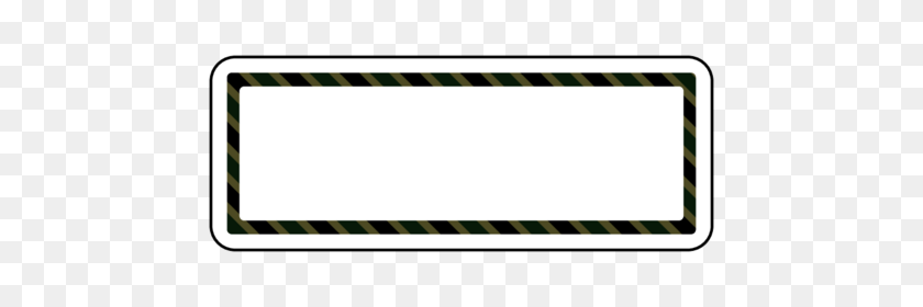 500x220 Camouflage Address Label - Camouflage PNG