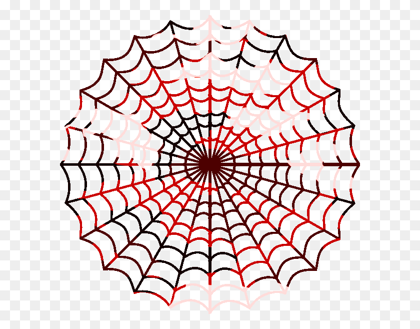 600x597 Imágenes Gratis De Tela De Arañas Rojas De Camuflaje - Imágenes Prediseñadas De Spiderman Gratis