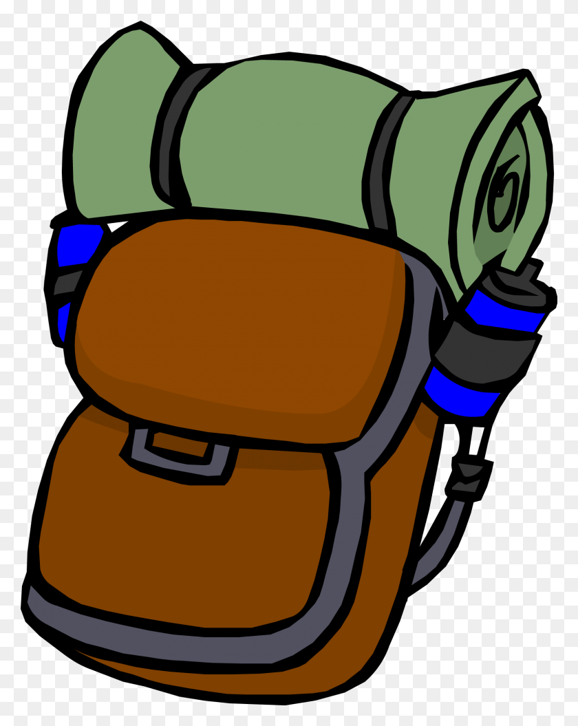 1590x2030 Camp Clipart Backpack - Camping Black And White Clipart