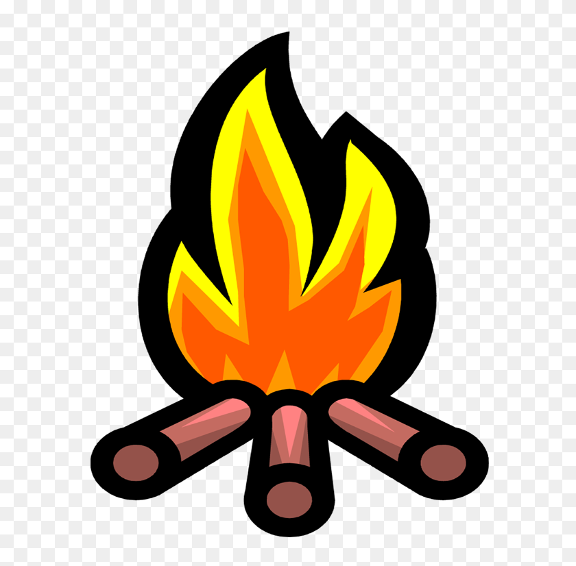 600x766 Camp Fire Clipart - Roasting Marshmallows Clipart
