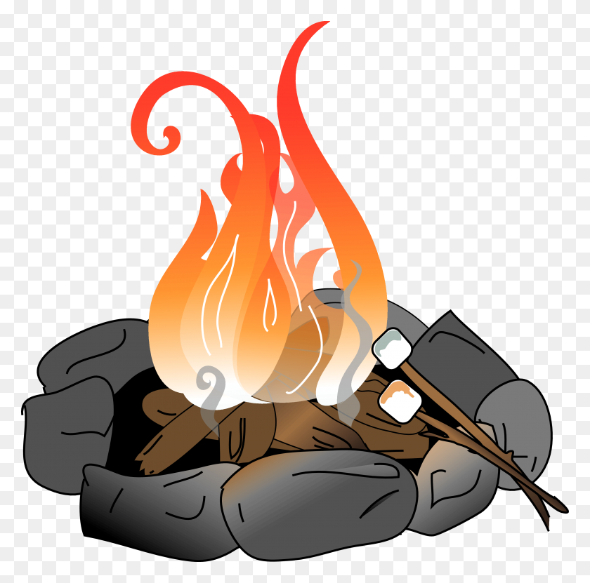 3300x3262 Camp Fire Clipart Clip Art - Youth Clipart