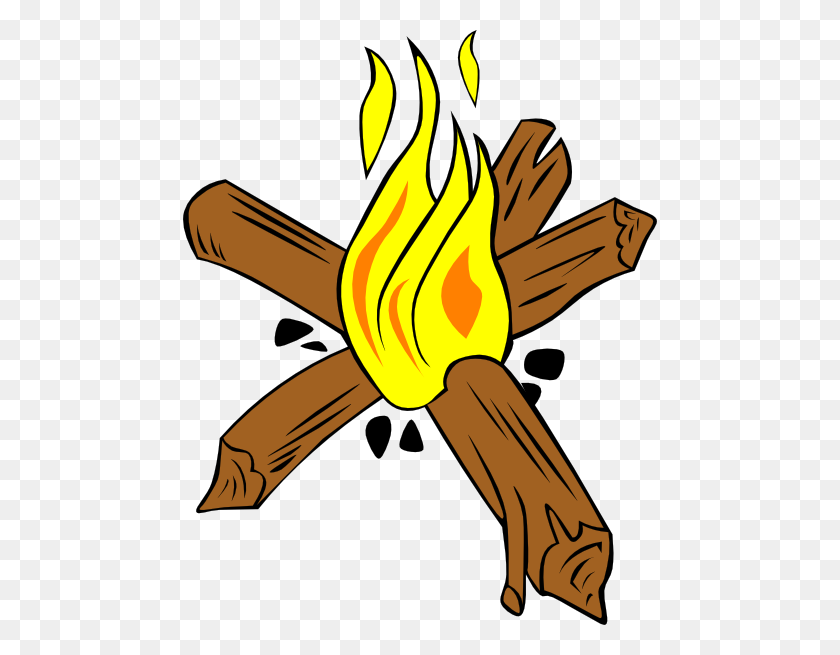 474x595 Camp Fire Clipart Small - Camping Lantern Clipart