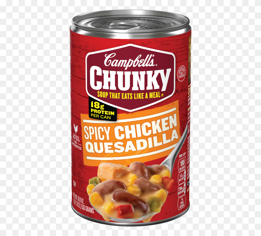700x700 Campbell's Spicy Chicken Quesadilla Soup - Quesadilla PNG