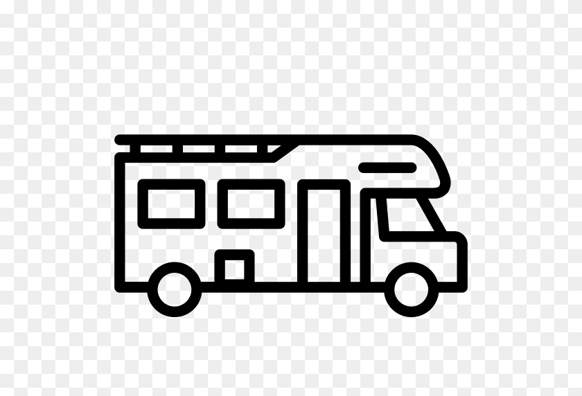 512x512 Camper, Jeep, Motorhome, Truck, Van, Vehicle Icon - Camper PNG