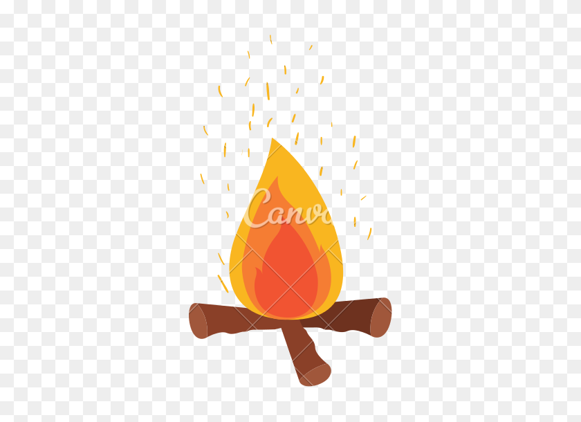 550x550 Campfire And Fire Sparks Risco, Silhuetas, Stencil - Fire Sparks PNG