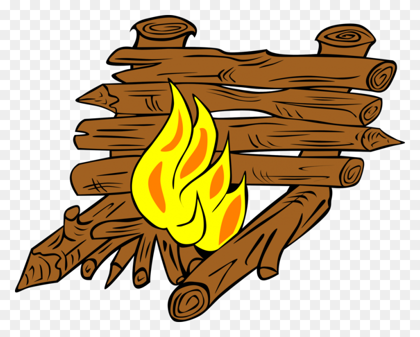952x750 Campfire Camping Outdoor Recreation Colored Fire - Outdoor Clipart