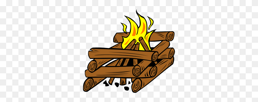 300x274 Campfire Clipart Building - Building On Fire Clipart