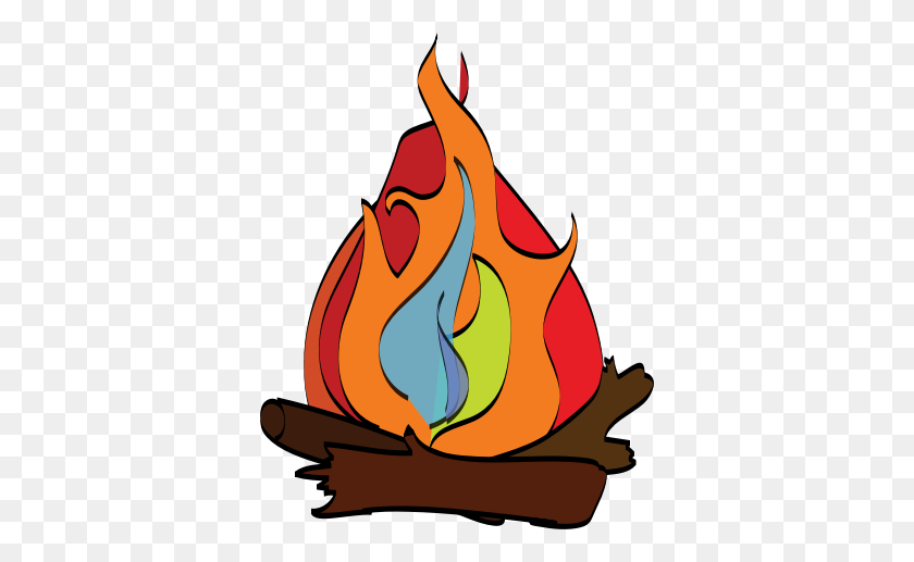 362x457 Campfire Free To Use Cliparts - Campfire Clipart Black And White
