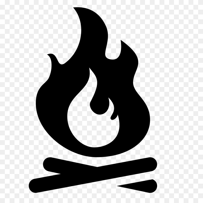 1600x1600 Campfire Icon - Fire Icon PNG