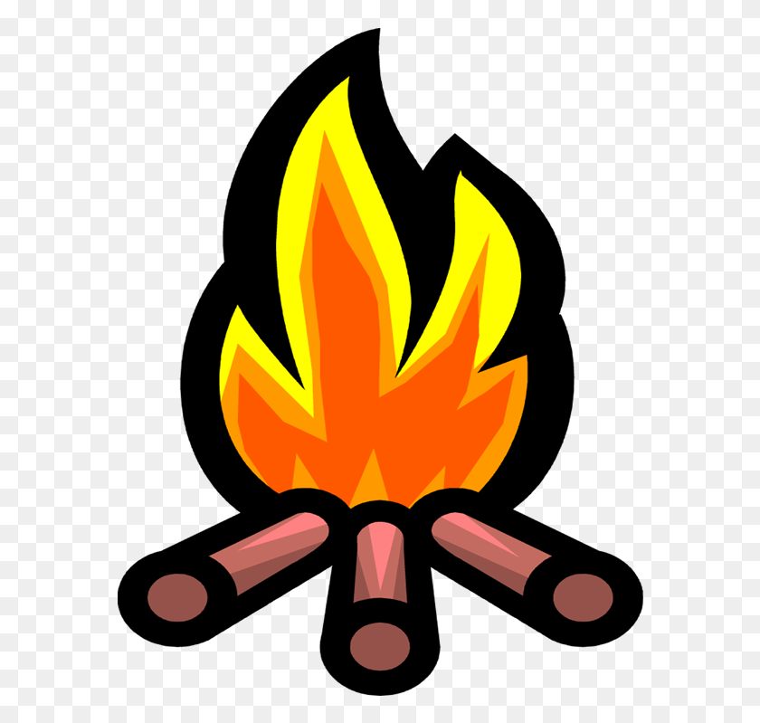 582x739 Campfire Png Clipart - Camp Fire PNG