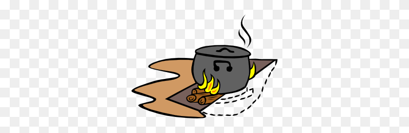 300x213 Campfires And Cooking Cranes Clip Art - To Cook Clipart