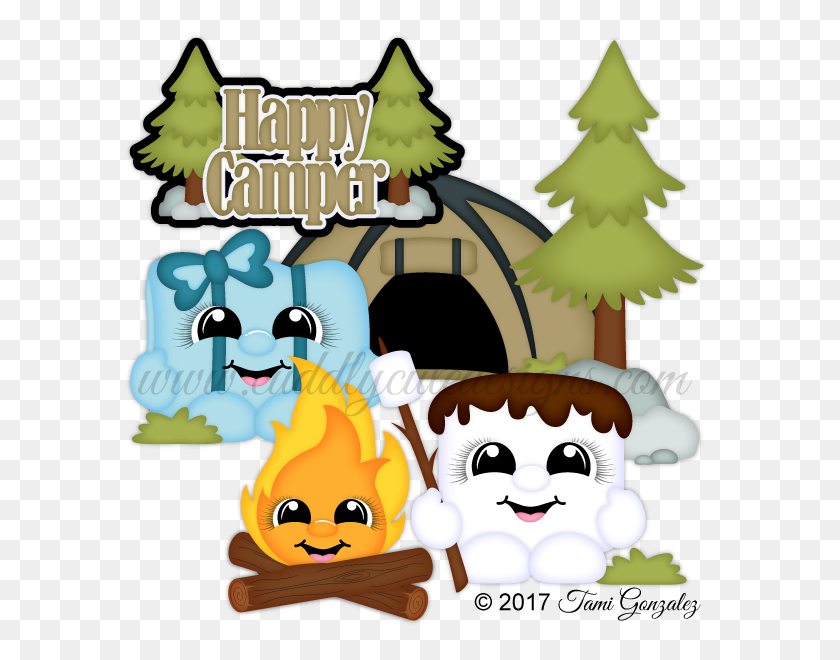 600x600 Camping Cuties Clipart - Pit Clipart
