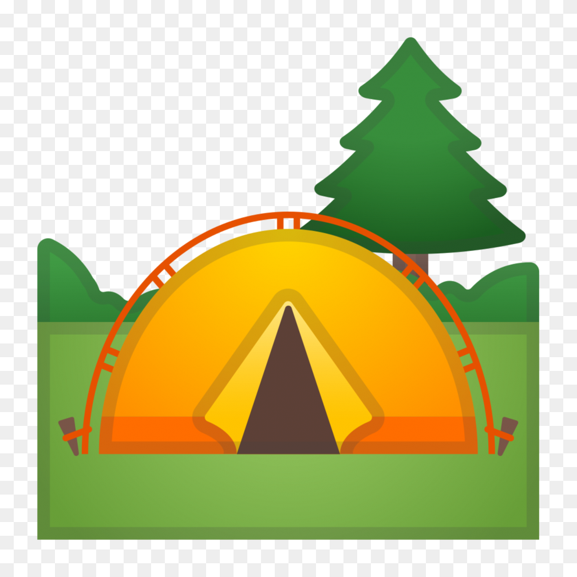 1024x1024 Camping Icono Noto Emoji Lugares De Viaje Iconset De Google - Camping Png