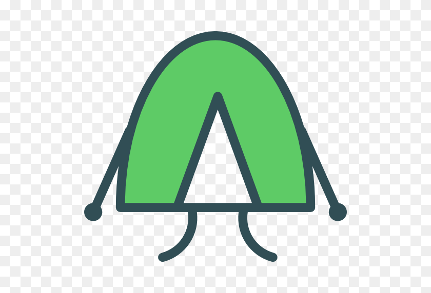 512x512 Camping Tent Computer Icons Clip Art - Camping Tent Clipart