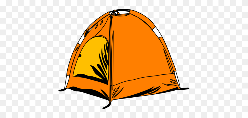 445x340 Tienda De Campaña Postes Estacas Scouting Recreación Al Aire Libre Gratis - Clipart Camping