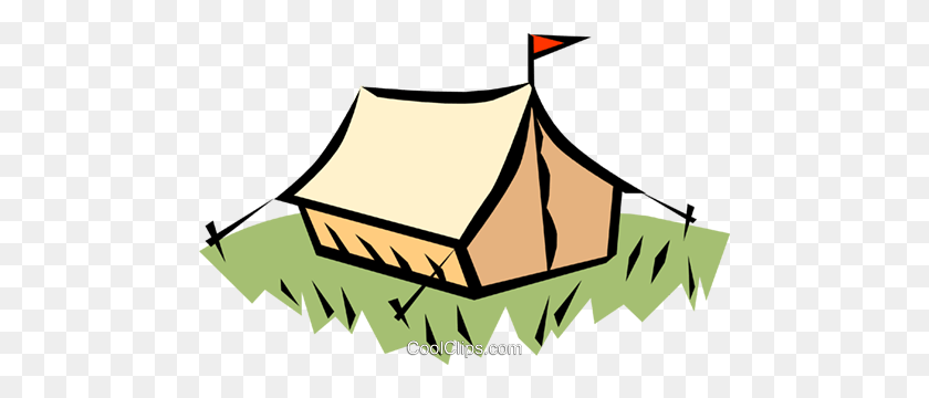 480x300 Camping Tent Royalty Free Vector Clip Art Illustration - Tent Clipart Free