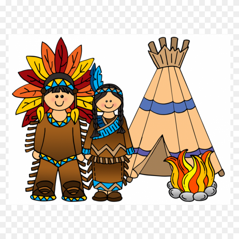 800x800 Campire Clipart Native American - First Day Of Winter Clipart