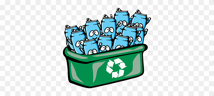 348x319 Can Clipart Recycle Cans - Aluminum Clipart
