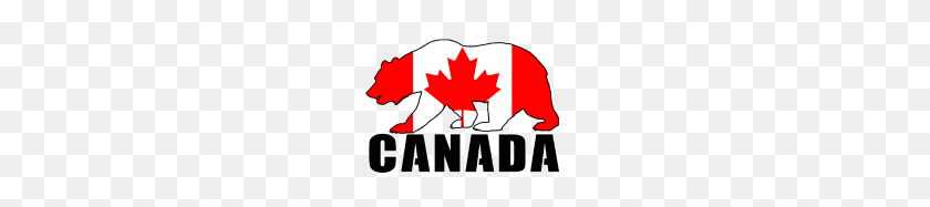 190x127 Canada Bear Canada Flag - Canada Flag PNG