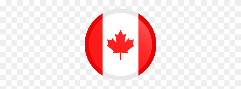 250x250 Canada Flag Clipart - Us Flag Clipart