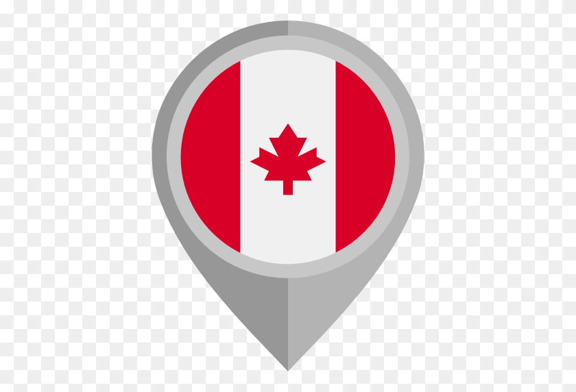 512x512 Canadá, Icono De La Bandera - Bandera De Canadá Png