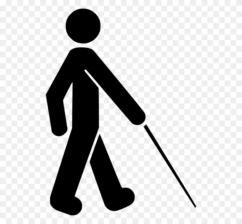 522x720 Canadian Council Of The Blind White Cane Week - Valley Clipart Black And White