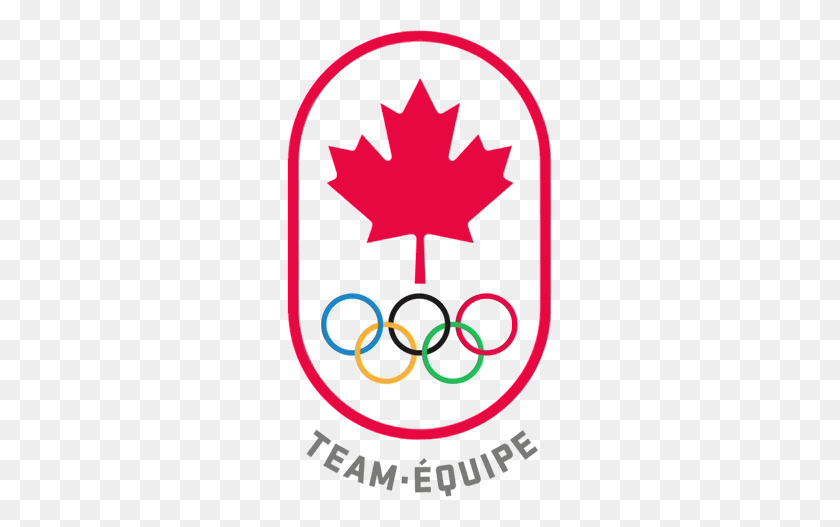 265x467 Canadian Olympic Committee - Olympic Logo PNG