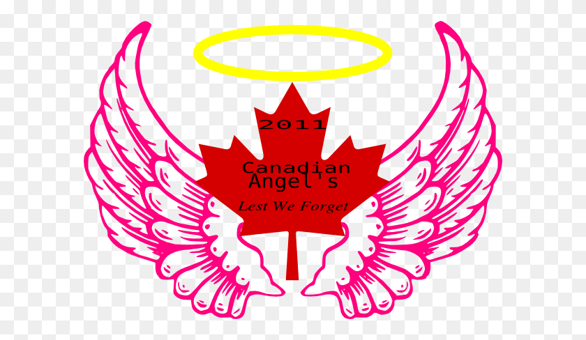 600x428 Canadian Wing Angel Halo Clip Art - Angel Halo PNG